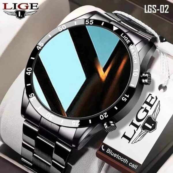 LIGE Bluetooth Call Blood Pressure Heart Rate Monitoring Multifunctional Sports  Smart watch - Image 2