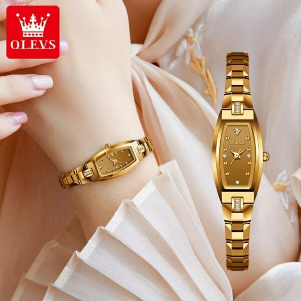 OLEVS 5501 Quartz bracelets stainless steel Watch For Women - Image 5