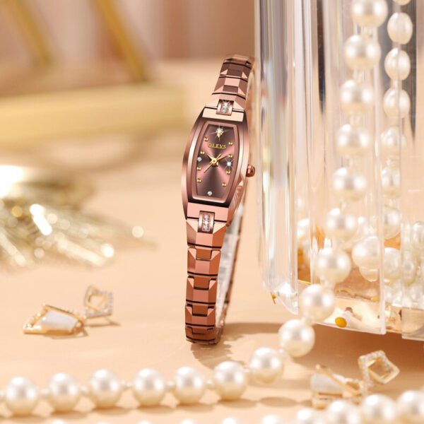 OLEVS 5501 Quartz bracelets stainless steel Watch For Women - Image 2