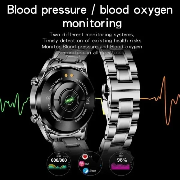 LIGE Bluetooth Call Blood Pressure Heart Rate Monitoring Multifunctional Sports  Smart watch - Image 6