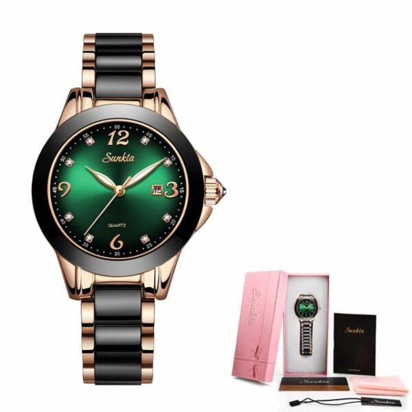 SUNKTA 6615 Quartz Luxury Watch for Women - Image 4