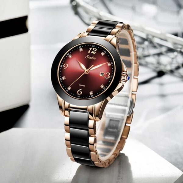 SUNKTA 6615 Quartz Luxury Watch for Women - Image 3