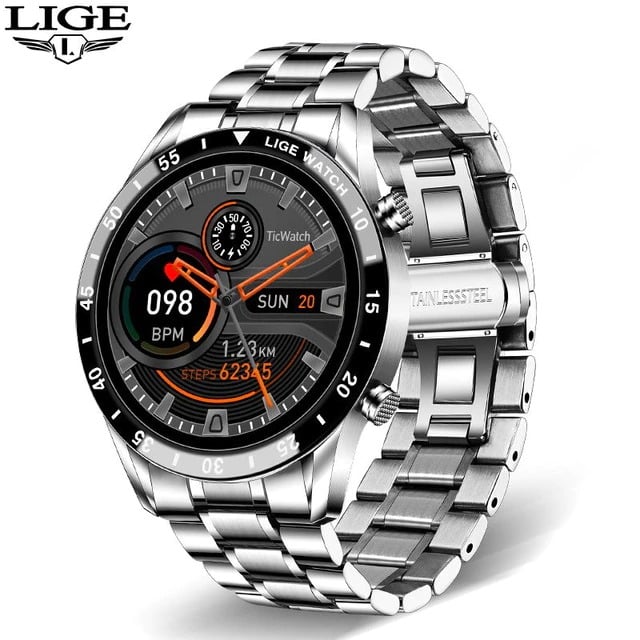 LIGE Bluetooth Call Blood Pressure Heart Rate Monitoring Multifunctional Sports Smart watch - Image 4