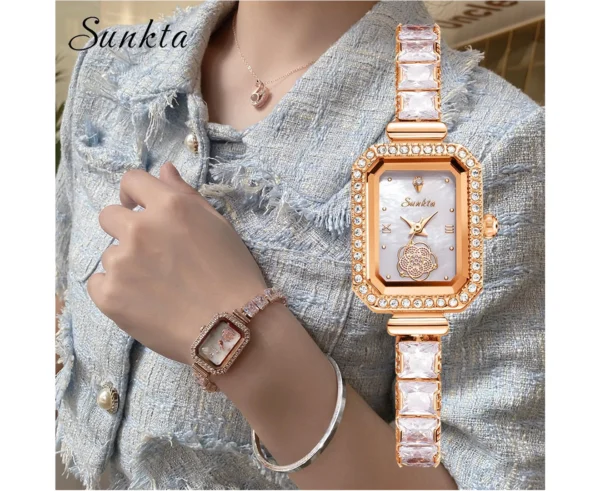 SUNKTA 6709 Women Watches Top Luxury Watch - Image 4