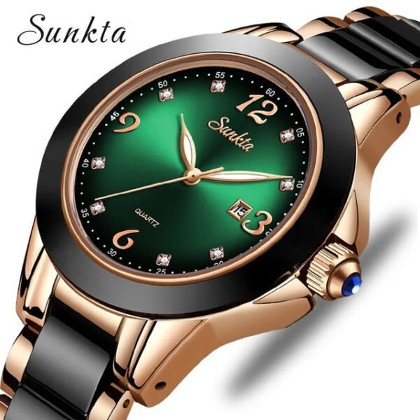 SUNKTA 6615 Quartz Luxury Watch for Women - Image 3