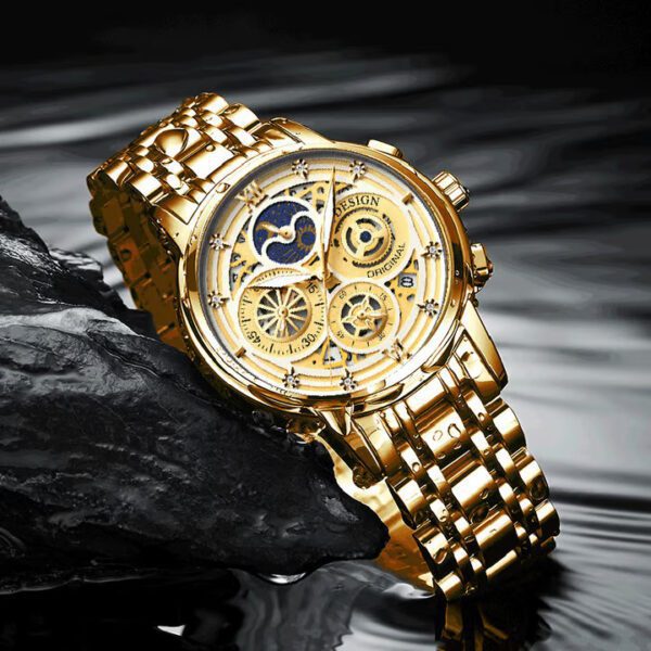Lige 8942 Quartz Chronograph watch for Men - Image 4