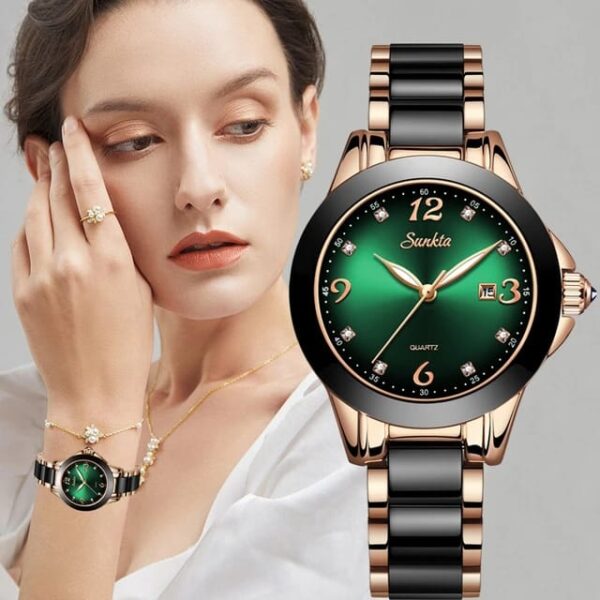SUNKTA 6615 Quartz Luxury Watch for Women - Image 2