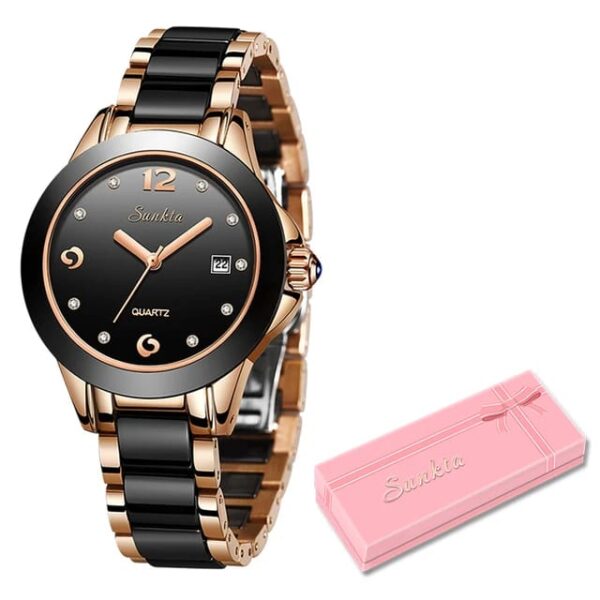 SUNKTA 6615 Quartz Luxury Watch for Women - Image 6