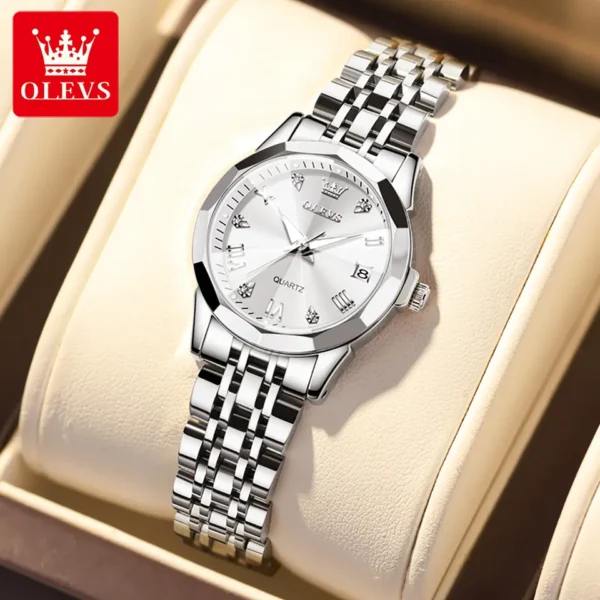 OLEVS 9931 Quartz Stainless Steel Ladies Luxury Watch