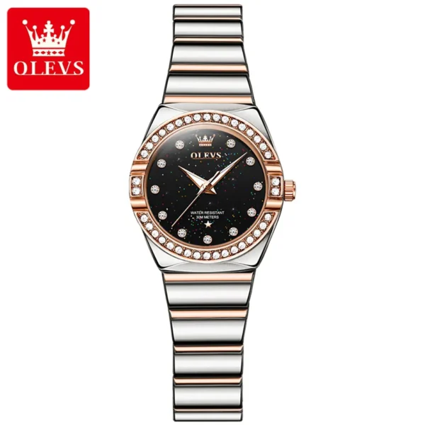 Olevs 9975 Quartz stainless steel watch for woman - Image 3