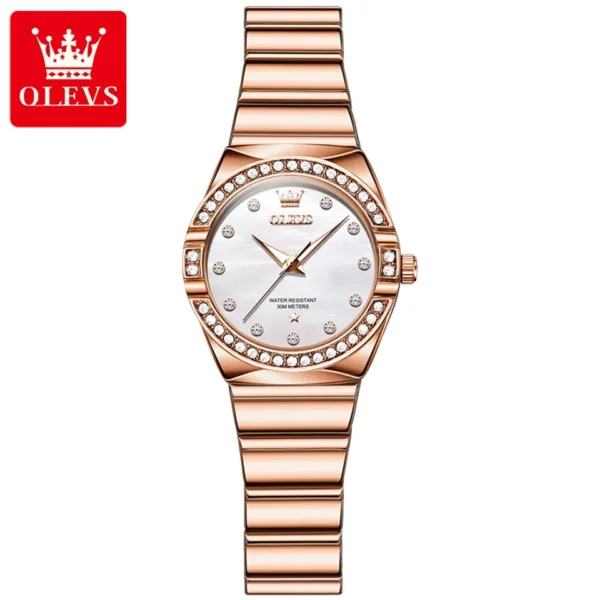 Olevs 9975 Quartz stainless steel watch for woman - Image 5