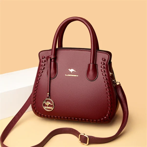High Quality Leather Handbags Purses Women Bags Designer Shoulder Crossbody Bags - Image 2