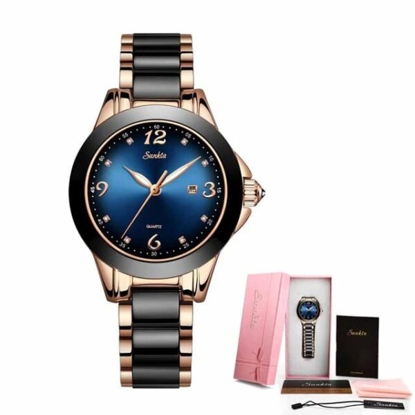 SUNKTA 6615 Quartz Luxury Watch for Women - Image 4