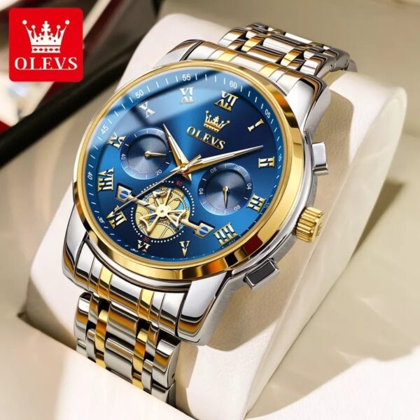 OLEVS 2859 Quartz Stainless Steel Watch For Men