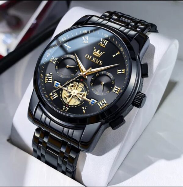OLEVS 2859 Quartz Stainless Steel Watch For Men - Image 2