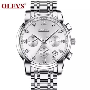 OLEVS 2858 Quartz Stainless Steel Watch for Men’s