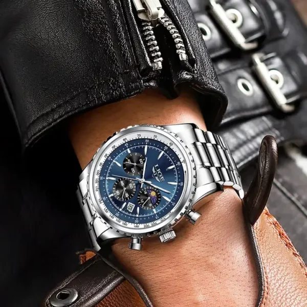 LIGE 8989 Fashion Men Watch - Image 4