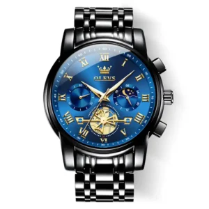 OLEVS 2859 Quartz Stainless Steel Watch For Men