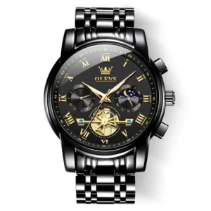 OLEVS 2859 Quartz Stainless Steel Watch For Men