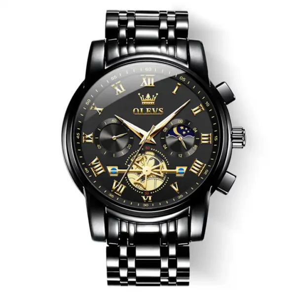 OLEVS 2859 Quartz Stainless Steel Watch For Men