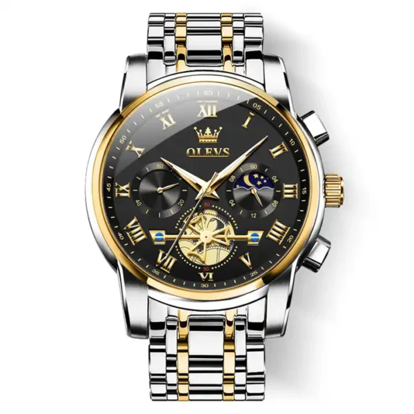 OLEVS 2859 Quartz Stainless Steel Watch For Men