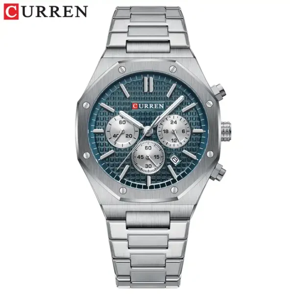 Curren 8440 Stainless Steel Chronograph Luxury Watch For Men - Image 4
