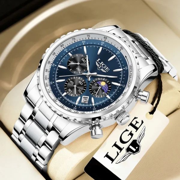LIGE 8989 Fashion Men Watch - Image 6