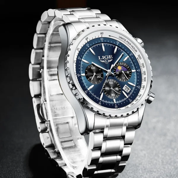 LIGE 8989 Fashion Men Watch - Image 5