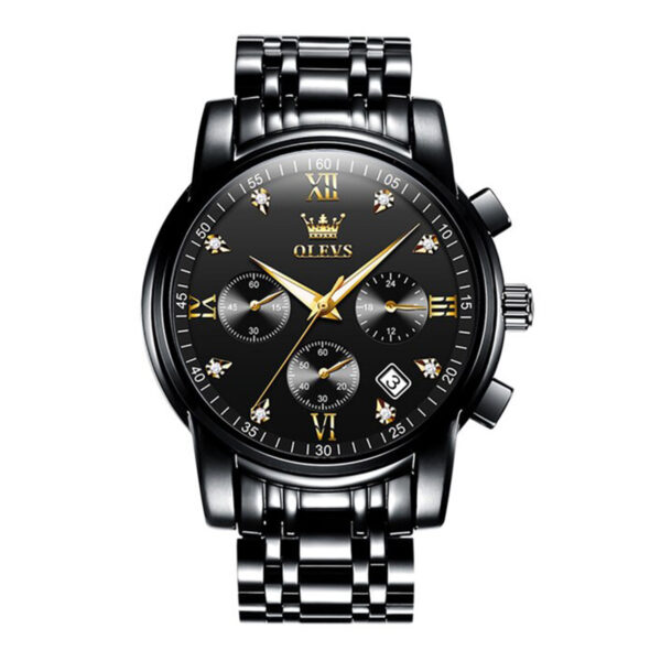 OLEVS 2858 Quartz Stainless Steel Watch for Men’s - Image 5