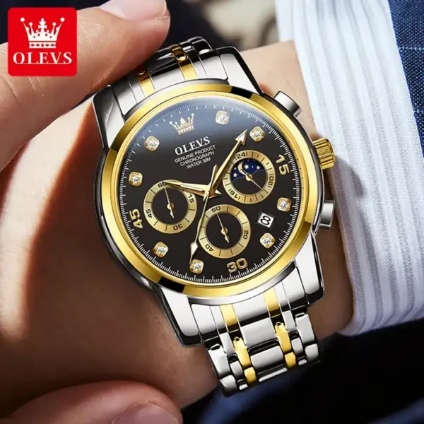 OLEVS 2889 Quartz Chronograph Watch for Men - Image 2