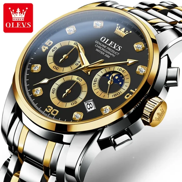 OLEVS 2889 Quartz Chronograph Watch for Men - Image 3