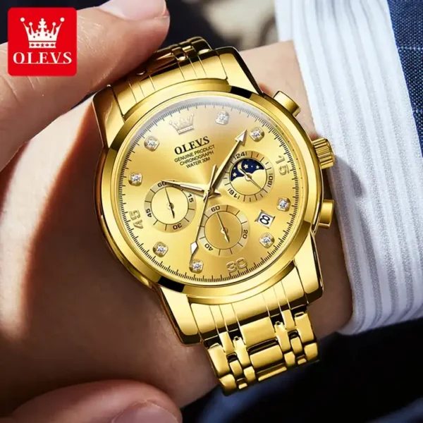 OLEVS 2889 Quartz Chronograph Watch for Men - Image 3