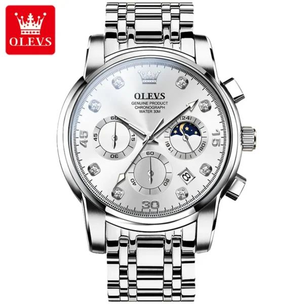 OLEVS 2889 Quartz Chronograph Watch for Men - Image 2