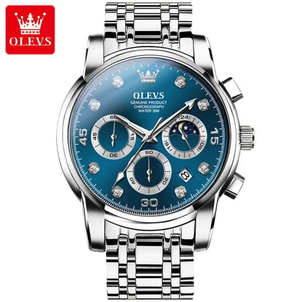 OLEVS 2889 Quartz Chronograph Watch for Men - Image 2