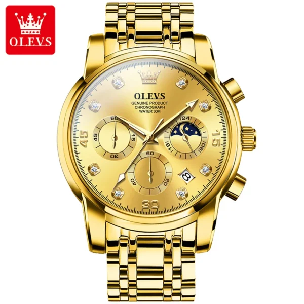 OLEVS 2889 Quartz Chronograph Watch for Men - Image 2