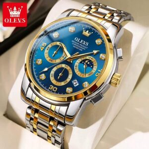 OLEVS 2889 Quartz Chronograph Watch for Men