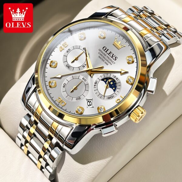 OLEVS 2889 Quartz Chronograph Watch for Men