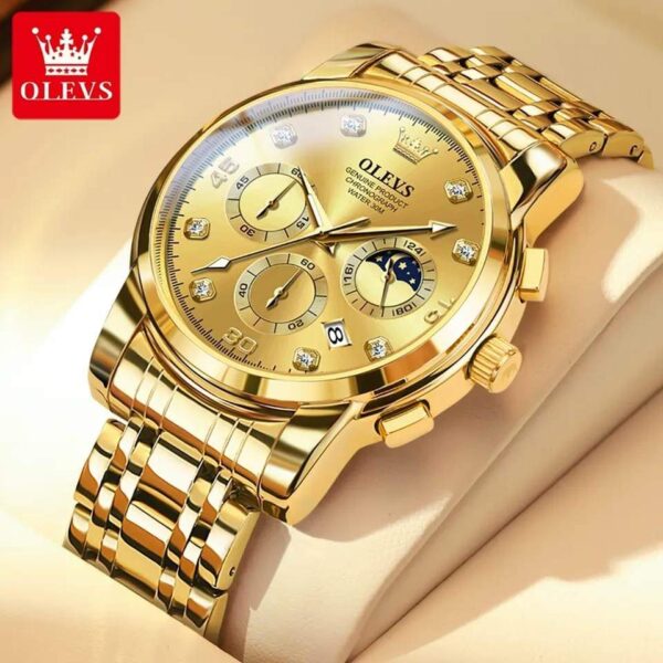 OLEVS 2889 Quartz Chronograph Watch for Men