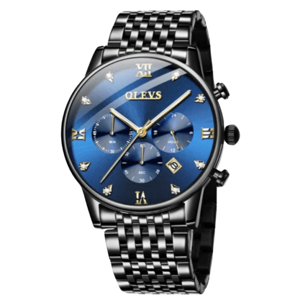 OLEVS 2868 Stainless Steel Chronograph Watch For Men