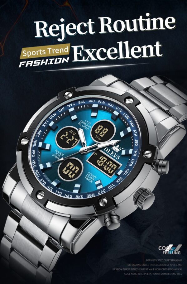 OLEVS 1106 Sports Multi-Function Watch - Image 2