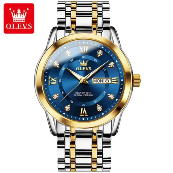 OLEVS 5513 Stainless steel  Luxury Quartz Original Brand Watch for Men - Image 2
