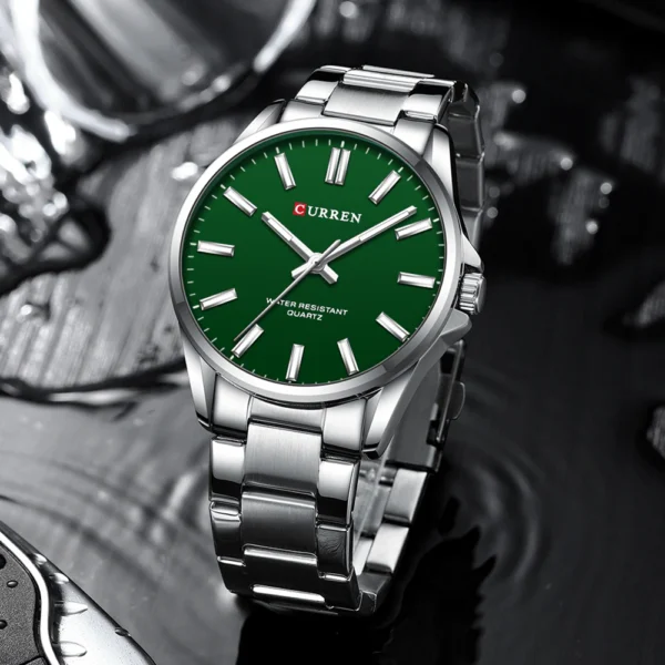 CURREN 9090 Quartz Stainless Steel Watch for Men - Image 2