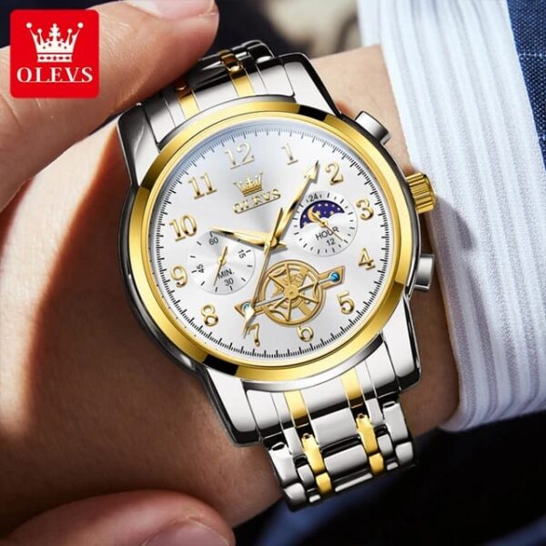 OLEVS 2903 Luxury Fashion New Model Quartz Watch For Men - Image 5