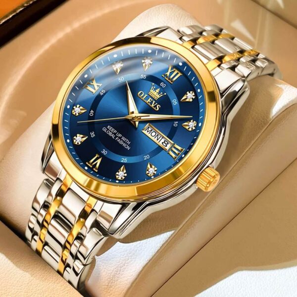 OLEVS 5513 Stainless steel  Luxury Quartz Original Brand Watch for Men
