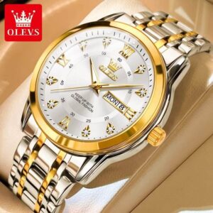 OLEVS 5513 Stainless steel  Luxury Quartz Original Brand Watch for Men