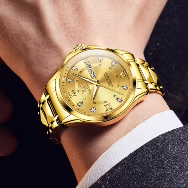 OLEVS 2906 Quartz Movement Watch For Men - Image 2
