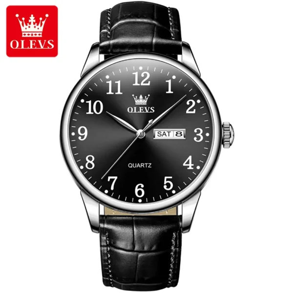 Olevs 5535 Analog Wrist Watch For Men - Image 2