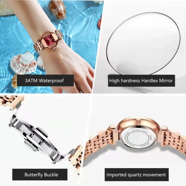 POEDAGAR 368 Quartz Watch For Women - Image 4