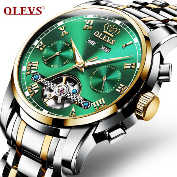 OLEVS 6607 Automatic Mechanical Watch For Gents - Image 5