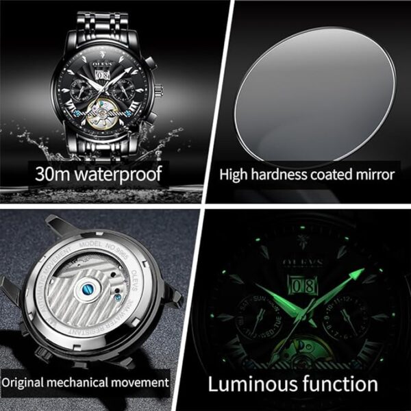 OLEVS 9965 Automatic Mechanical watch For men - Image 4